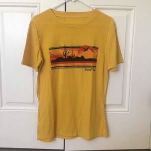 Oversized Mustard Yellow T shirt